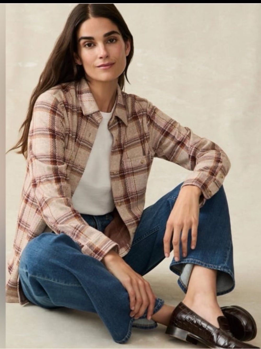 NWT FAHERTY Legend™ Sweater Shirt - Cranberry Haze